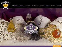 Tablet Screenshot of crowniron.com